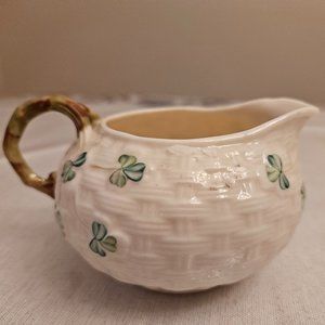 Vintage Belleck Shamrock Creamer